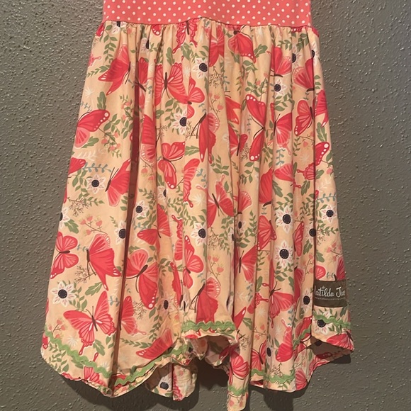 Matilda Jane Good to Go Dress- Butterfly Polka Dot Twirly - Picture 9 of 12